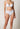 Vorderansicht von einem Damen-Model, das HU white mikrofaser Maxi Slip trägt