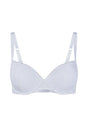 Vorderansicht (Freisteller) von HU white mikrofaser Push-up BH