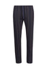 Vorderansicht (Freisteller) von HU anthracite stripe baumwolle Hose lang