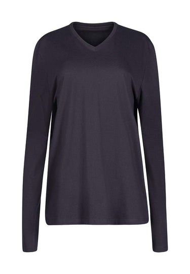 Vorderansicht (Freisteller) von HU anthracite baumwolle Shirt langarm