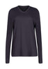 Vorderansicht (Freisteller) von HU anthracite baumwolle Shirt langarm